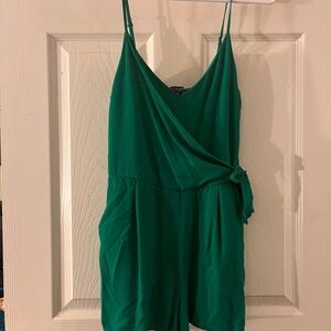Chic Green Wrap Dress